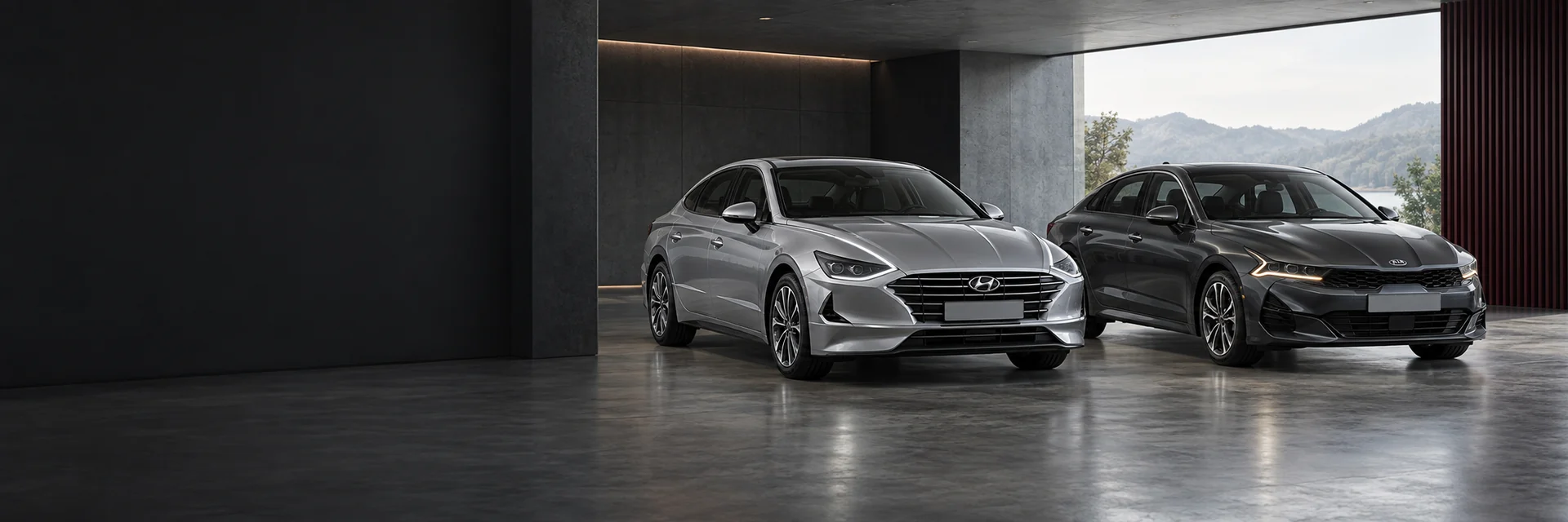 Hyundai и Kia в современной сервисной зоне — иллюстрация корейского направления