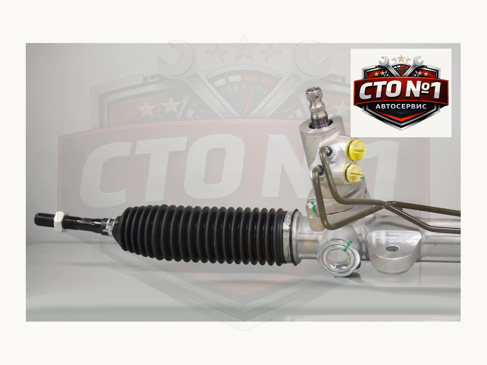 Рулевая рейка с ГУР Hyundai Santa Fe 2 CM 2.7L 2006-2012 новая вход М14/ выход М16 гидравлическая без сервотроника